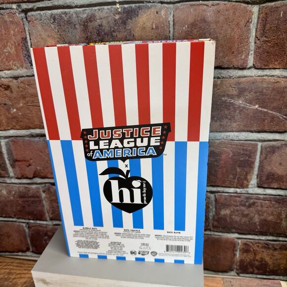 Justice League x Hi Peach Layne Bath Set- Bath Bomb Bath Crackle Bubble Bath New - Picture 6 of 8